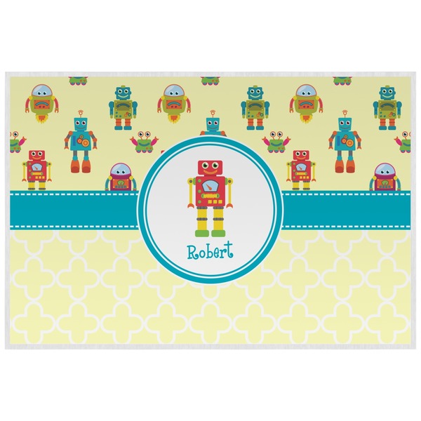 Robot Personalized Placemat (Back)