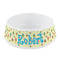 Robot Plastic Dog Bowl - Small (Personalized)