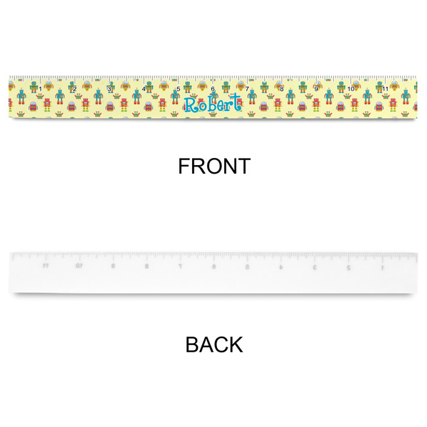 Robot Plastic Ruler - 12" - APPROVAL