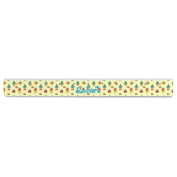 Robot Plastic Ruler - 12" - FRONT