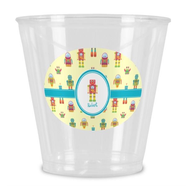 Custom Robot Plastic Shot Glass (Personalized)