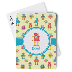 Robot Playing Cards (Personalized)