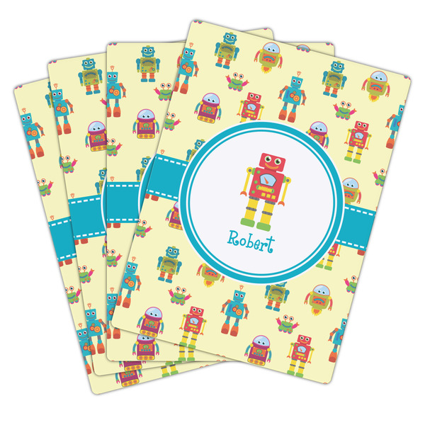 Robot Playing Cards - Hand Back View