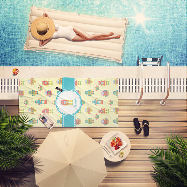 Robot Pool Towel Lifestyle