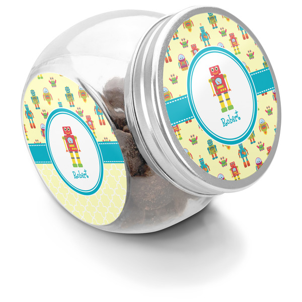 Custom Robot Puppy Treat Jar (Personalized)