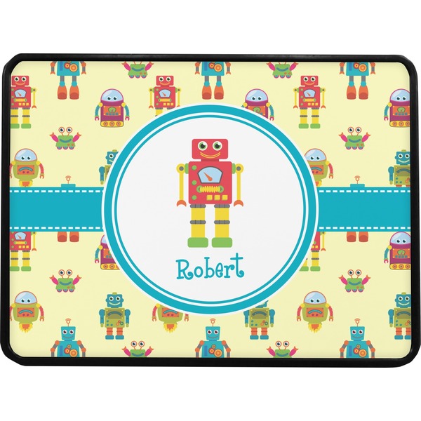 Robot Rectangular Trailer Hitch Cover (Personalized)