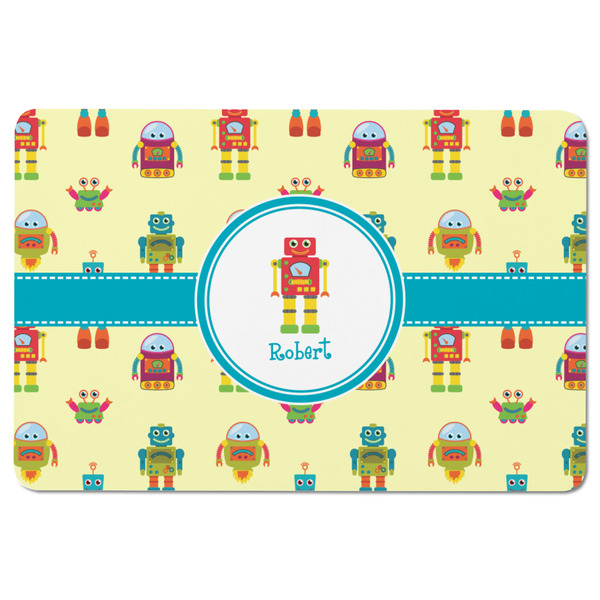 Robot Rectangular Fridge Magnet - FRONT