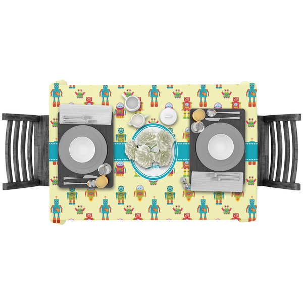 Robot Rectangular Tablecloths - LIFESTYLE