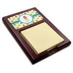 Robot Red Mahogany Sticky Note Holder (Personalized)