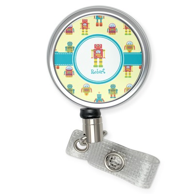 Robot Retractable Badge Reel (Personalized)