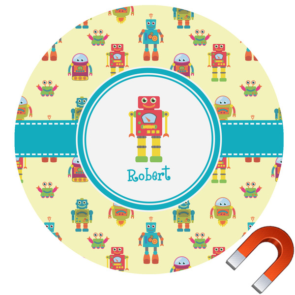 Custom Robot Car Magnet (Personalized)