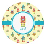 Robot Round Decal (Personalized)