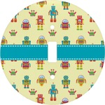 Robot Round Light Switch Cover