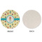 Robot Round Linen Placemats - APPROVAL (single sided)