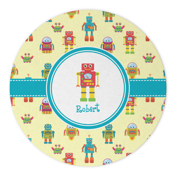 Robot Round Paper Coaster - Approval