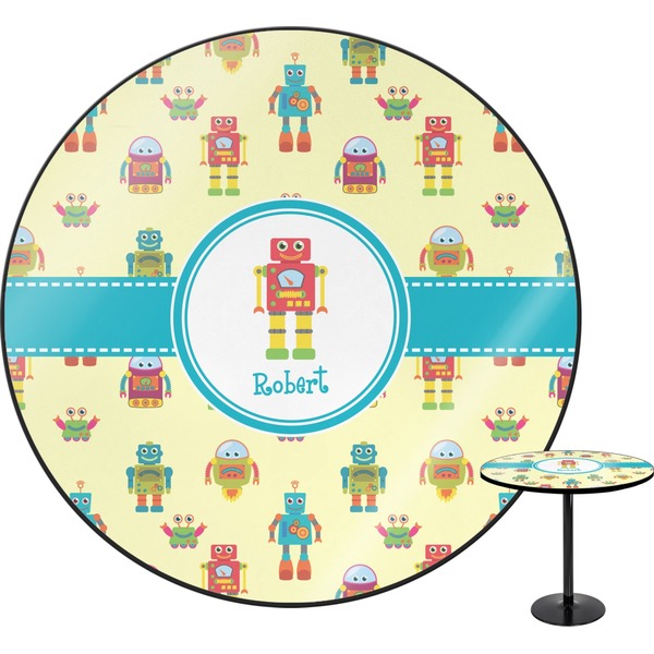 Custom Robot Round Table - 30" (Personalized)