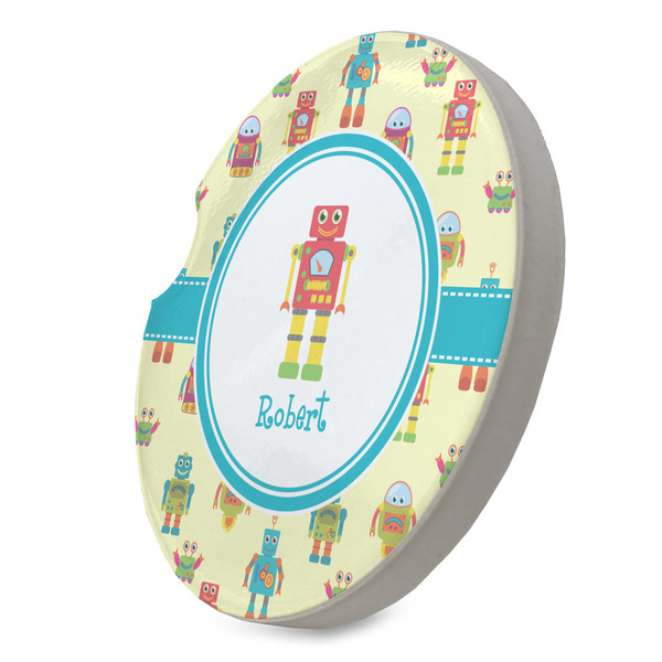 Robot Sandstone Car Coaster - STANDING ANGLE