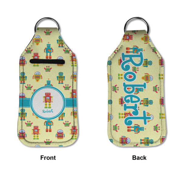 Robot Sanitizer Holder Keychain - Large APPROVAL (Flat)