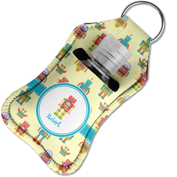 Robot Sanitizer Holder Keychain - Small in Case