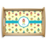 Robot Natural Wooden Tray - Small (Personalized)