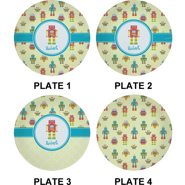 Robot Set of Appetizer / Dessert Plates (Approval)