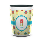 Robot Ceramic Shot Glass - 1.5 oz - Two Tone - Single (Personalized)