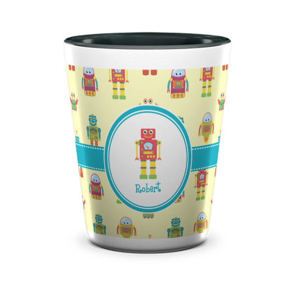 Robot Shot Glass - Two Tone - FRONT