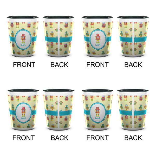 Robot Shot Glassess - Two Tone - Set of 4 - APPROVAL