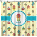 Robot Shower Curtain - Custom Size (Personalized)