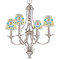 Robot Small Chandelier Shade - LIFESTYLE (on chandelier)