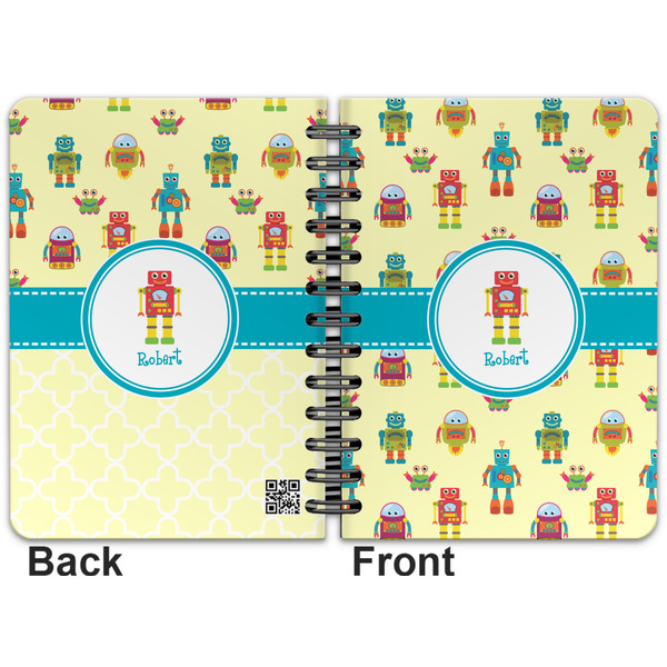 Robot Spiral Journal 5 x 7 - Apvl