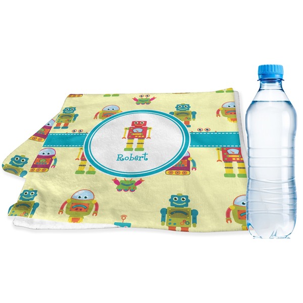 Custom Robot Sports & Fitness Towel (Personalized)