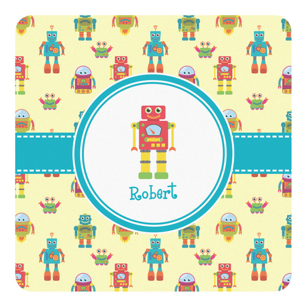 Custom Robot Square Decal - XLarge (Personalized)