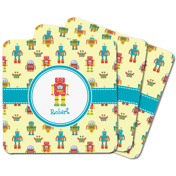 Robot Square Fridge Magnet - MAIN