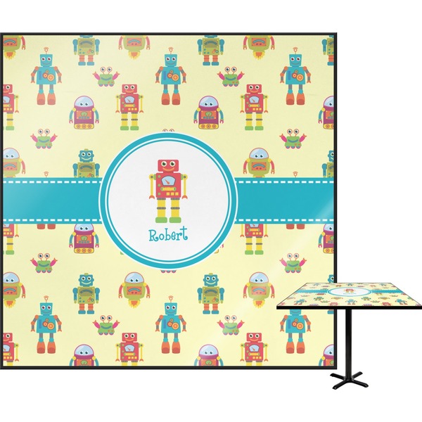 Custom Robot Square Table Top (Personalized)