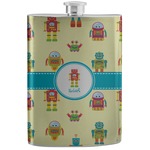 Robot Stainless Steel Flask (Personalized)