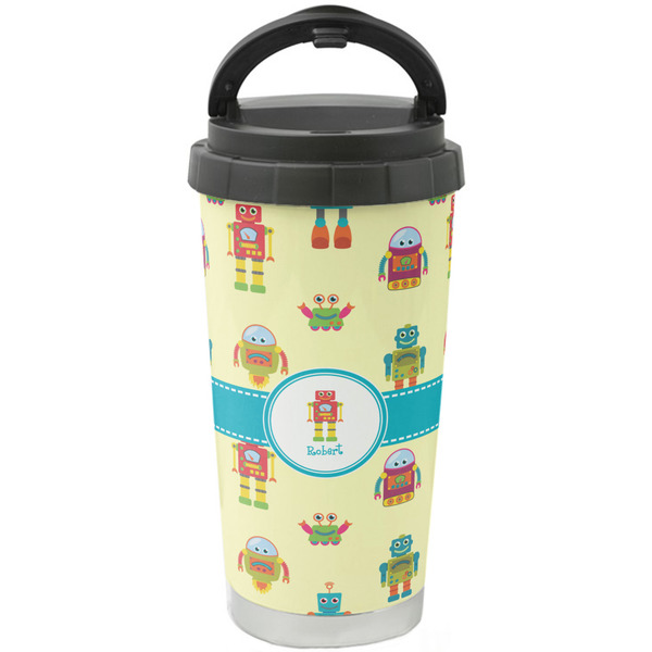 Custom Robot Stainless Steel Coffee Tumbler (Personalized)