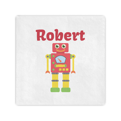 Robot Cocktail Napkins (Personalized)