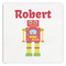 Robot Paper Dinner Napkins (Personalized)