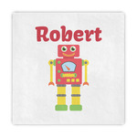 Robot Decorative Paper Napkins (Personalized)