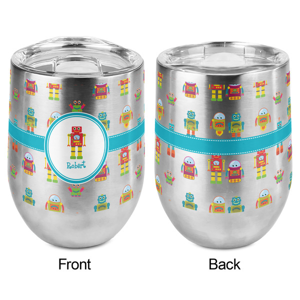 Robot Stemless Wine Tumbler - Full Print - Approval