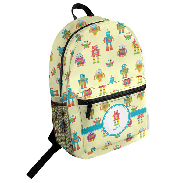 Custom Robot Student Backpack (Personalized)