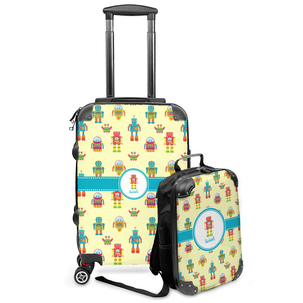 Custom Robot Kids 2-Piece Luggage Set - Suitcase & Backpack (Personalized)