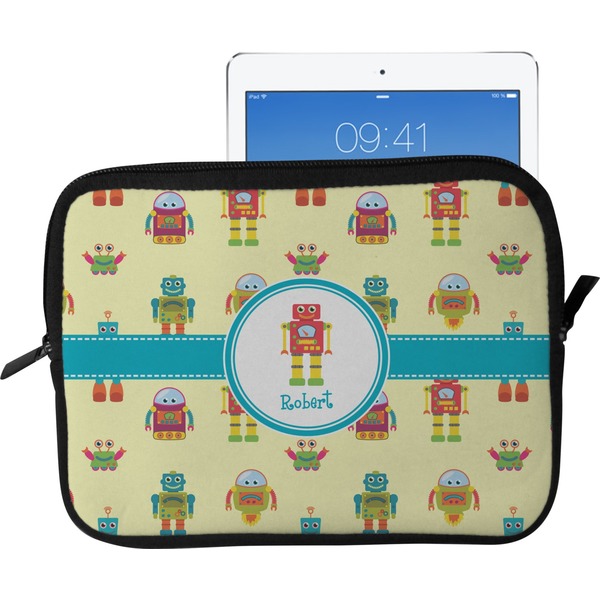 Custom Robot Tablet Case / Sleeve - Large (Personalized)