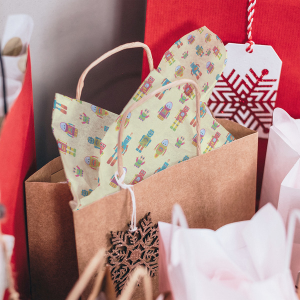 Robot Tissue Paper - In Gift Bag