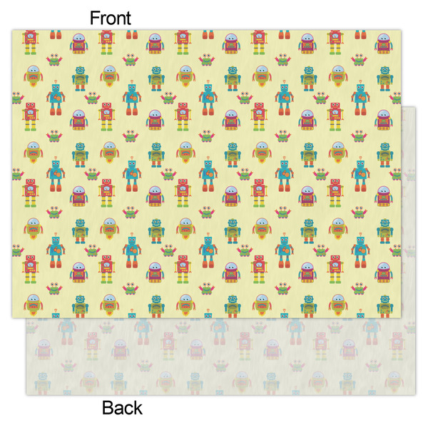 Robot Tissue Paper - Lightweight - Large - Front & Back