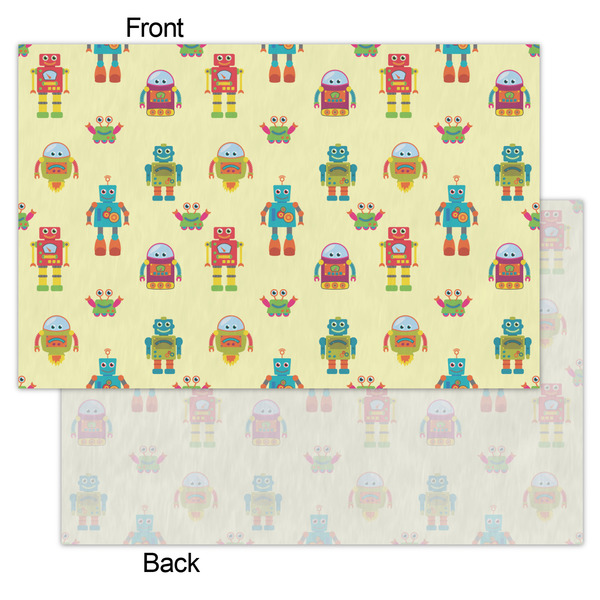 Robot Tissue Paper - Lightweight - Small - Front & Back