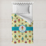 Robot Toddler Duvet Cover w/ Name or Text