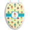 Robot Toilet Seat Decal (Personalized)