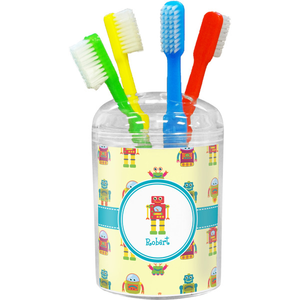 Custom Robot Toothbrush Holder (Personalized)